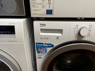Lavadora Beko 8kg.  transporte disponible