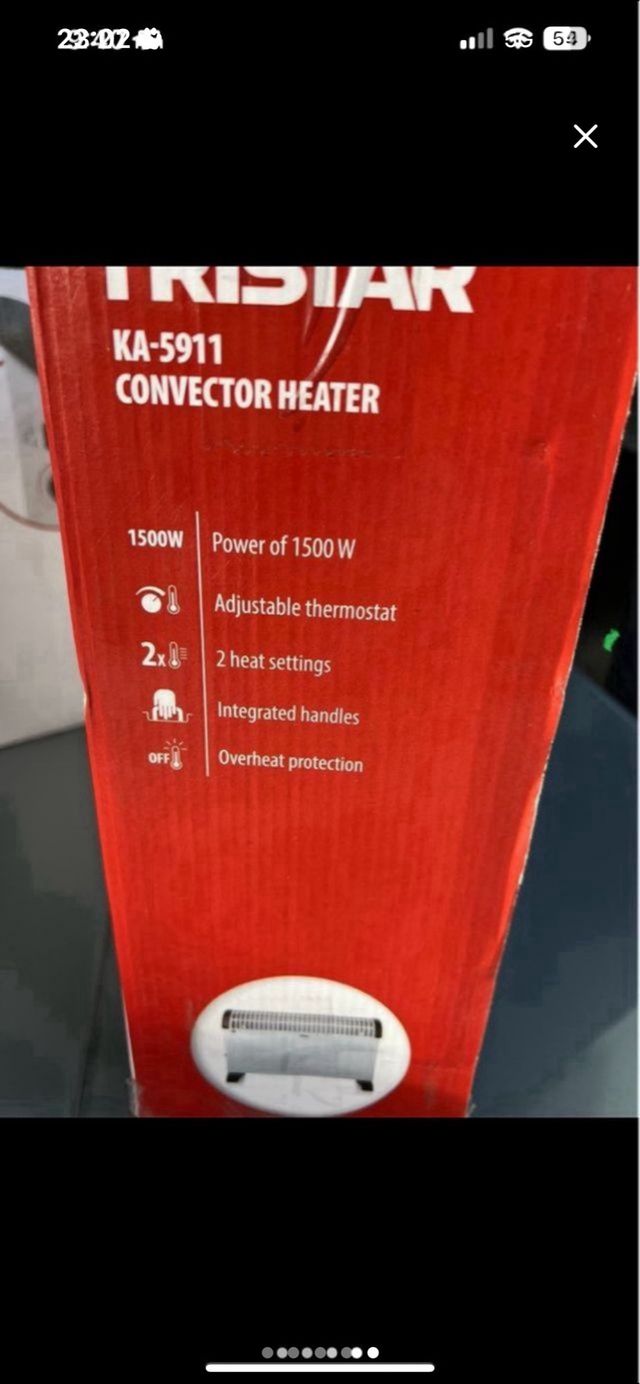 Calefactor Tristar Blanco Nuevo