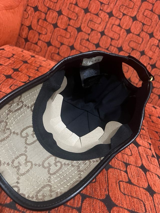 Gorra Gucci Beige y Marrón