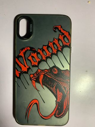 Funda iPhone XS Max Serpiente Roja