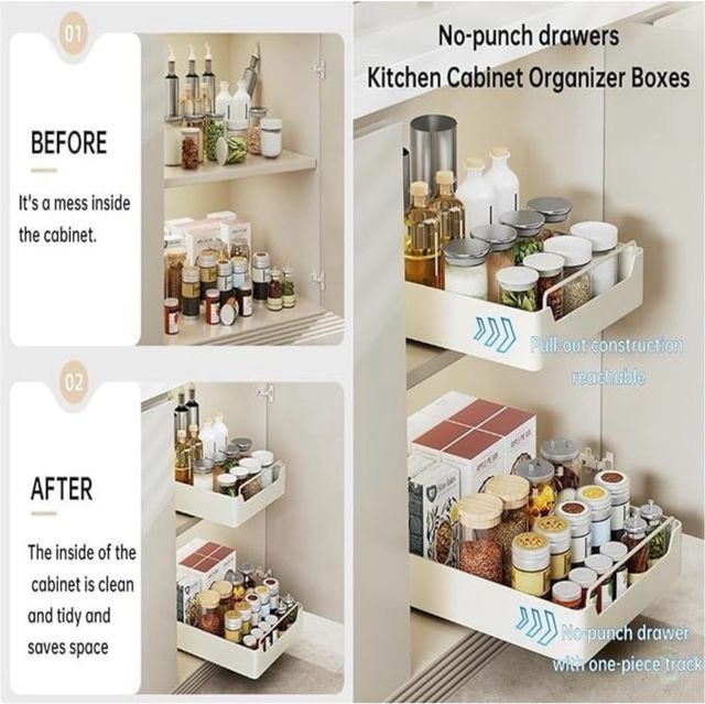 Organizador extraíble para gabinete