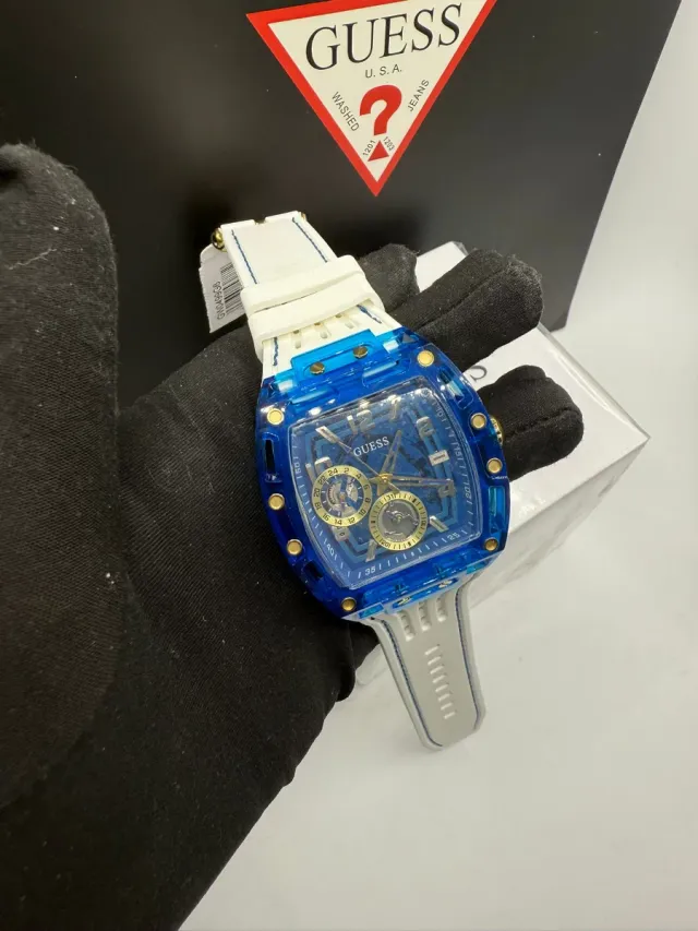 Orologio Guess Blu e Bianco