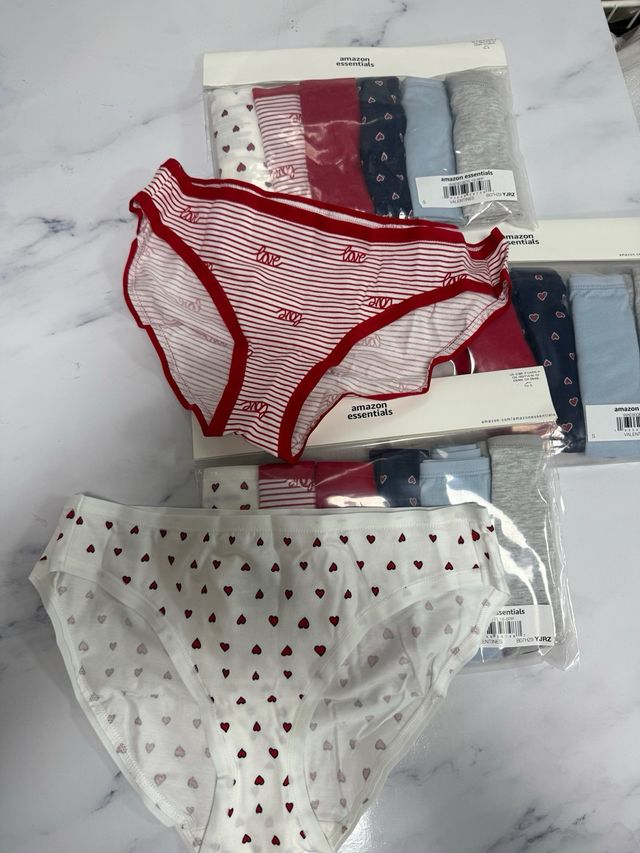 Bragas Amazon Essentials Algodón Talla M y S