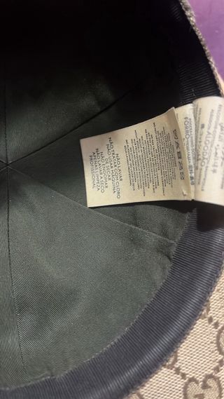 Gorra Gucci GG Beige y Marrón