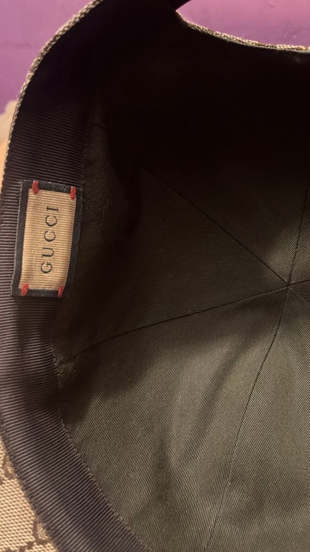 Gorra Gucci GG Beige y Marrón