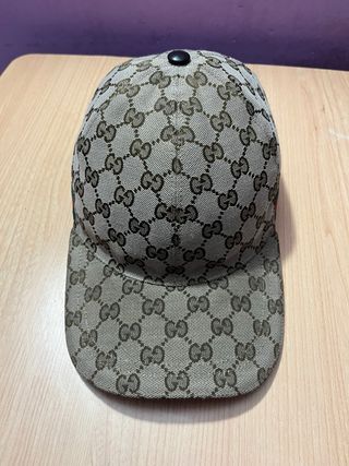 Gorra Gucci GG Beige y Marrón