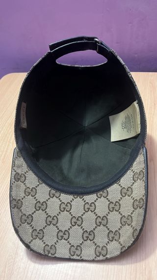 Gorra Gucci GG Beige y Marrón