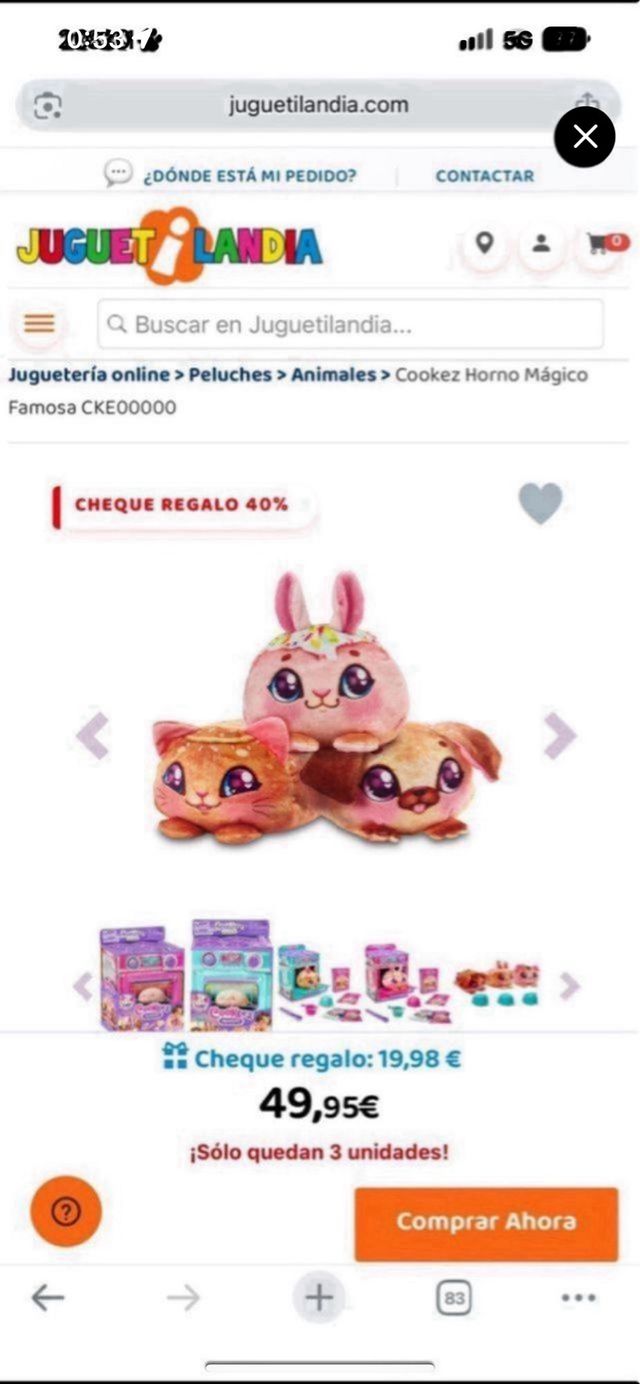 Juguete Cookeez Horno Mágico Famosa