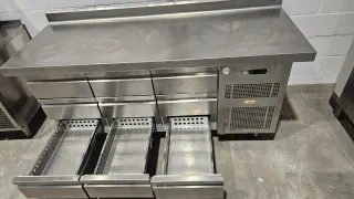 Bajo mostrador refrigerado acero inoxidable