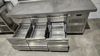 Bajo mostrador refrigerado acero inoxidable