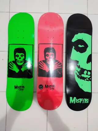 2 Zero Skateboards Misfits Edição Limitada 100