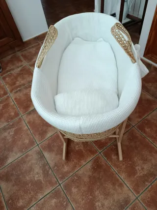 Moisés palma y madera