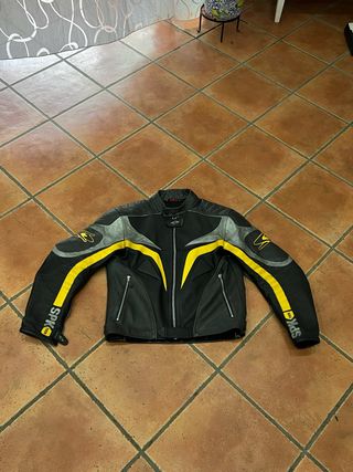 Giubbotto Biker SPK Tech Nero Giallo