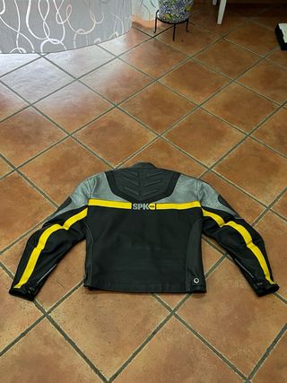 Giubbotto Biker SPK Tech Nero Giallo