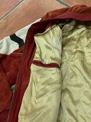 Giacca Bomber Pelle Marrone