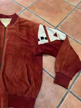 Giacca Bomber Pelle Marrone