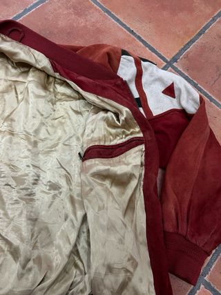 Giacca Bomber Pelle Marrone