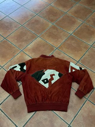 Giacca Bomber Pelle Marrone