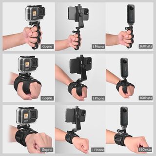 Kit Soportes 3 en 1 Cámara Acción