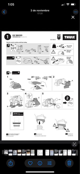 Kit Montaje Thule Mercedes GLC