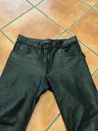 Pantaloni in pelle Daytona neri