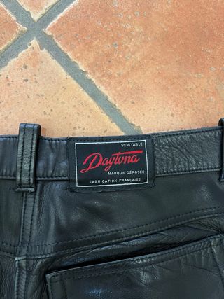 Pantaloni in pelle Daytona neri