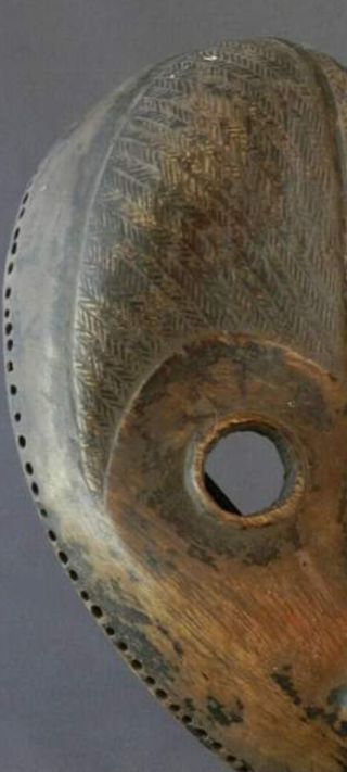 Máscara Africana Antigua Dan Costa de Marfil