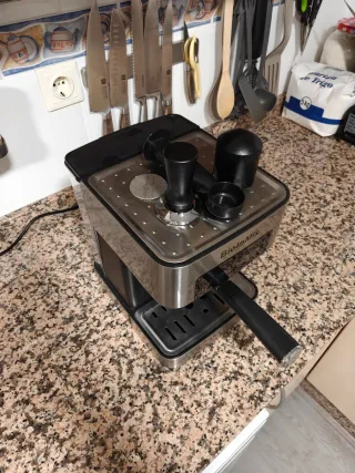 Cafetera Espresso BioloMix Acero Inoxidable