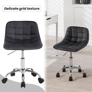 Silla de Oficina/Tocador Gris WOLTU