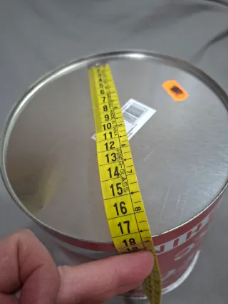 Papelera/Cubo Coca-Cola Metal Roja