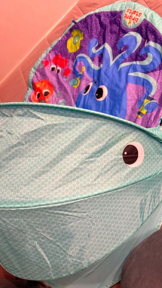 Capota playa bebé actividades