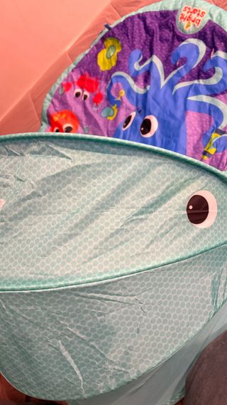 Capota playa bebé actividades