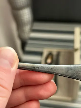 Caja 3 cubiertos vintage bañados en plata Ribera