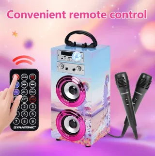 BLACK FRIDAY!! Altavoz Karaoke Dynasonic Azul y Ro