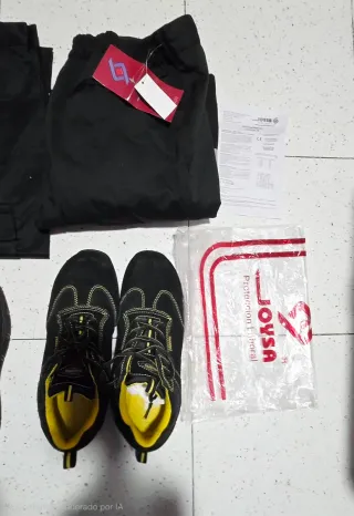 Ropa y Zapatos de Seguridad Negros