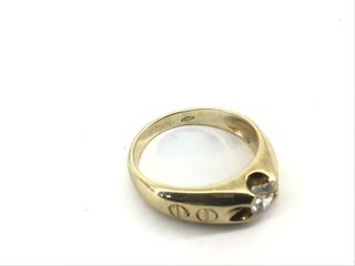 anillo oro 9k con piedra