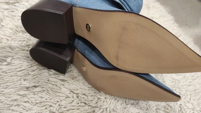 Botins Denim Zara Tamanho 39