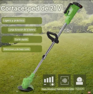 Desbrozadora Eléctrica Recargable (2 Baterías)