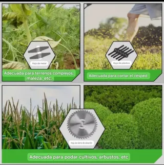 Desbrozadora Eléctrica Recargable (2 Baterías)