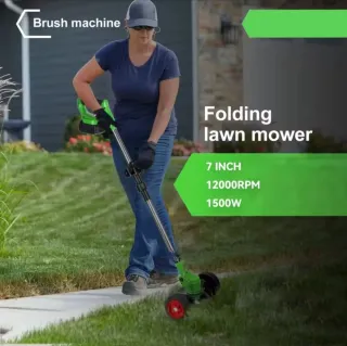 Desbrozadora Eléctrica Recargable (2 Baterías)