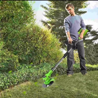Desbrozadora Eléctrica Recargable (2 Baterías)