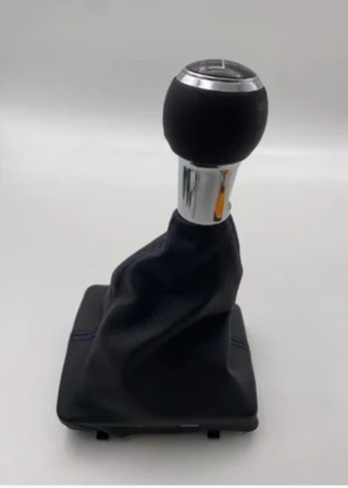 POMO CAMBIO AUDI A3 COSTURA AZUL Y ROJO R IZQ