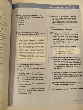 Literatura Catalana Batxillerat - 9788441235564 - Como Nuevo