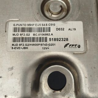 Centralita del motor FIAT PUNTO MJD8F2G2 51892328