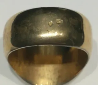 Anillo Oro Laminado con Moneda