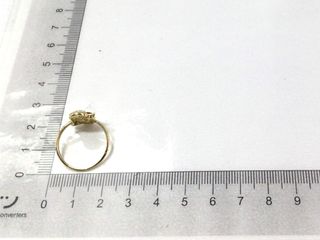 anillo oro 18k con piedra con circonita