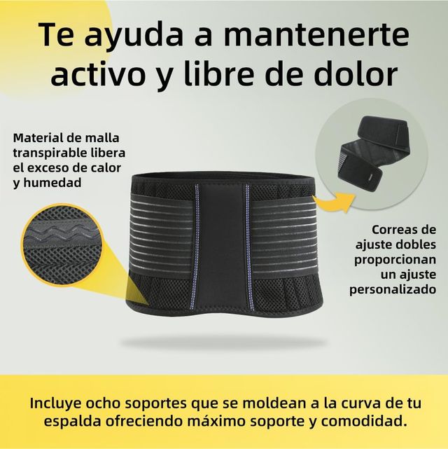 Faja Lumbar S/M - Cinturón Soporte Espalda