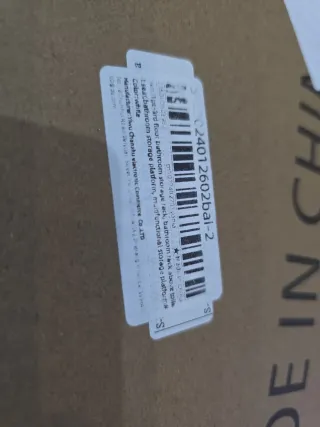 Estantería para inodoro metal/plástico