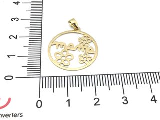 colgante oro 18k