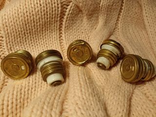 5 plomos o fusibles antiguos